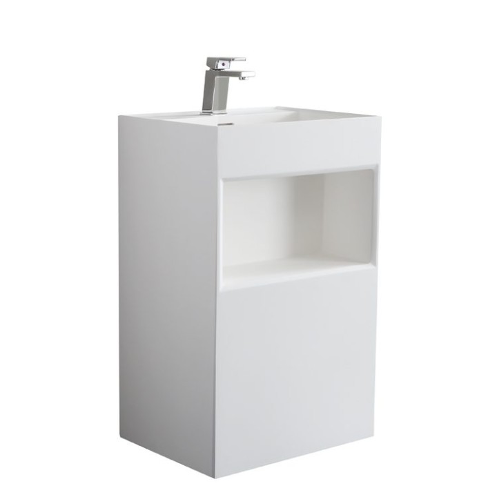 Volně stojící umyvadlo StoneArt LZ517 bílé 50×45 lesklé