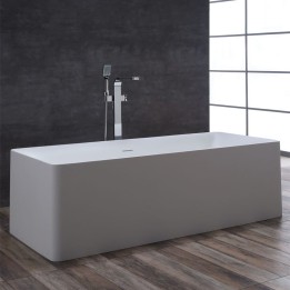Volně stojící vana StoneArt BS-509 bílá 181×82 matná