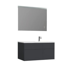 Koupelnový nábytek – set StoneArt Venice VE-1010-I tmavě šedý 100×52 pravé provedení