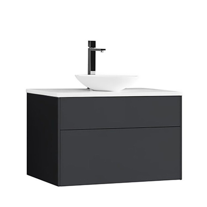 Koupelnová skříňka StoneArt Venice VE-0800pro-4 tmavě šedá 80×52