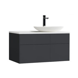 Koupelnová skříňka StoneArt Venice VE-1010pro-3 tmavě šedá 100×52 pravé provedení