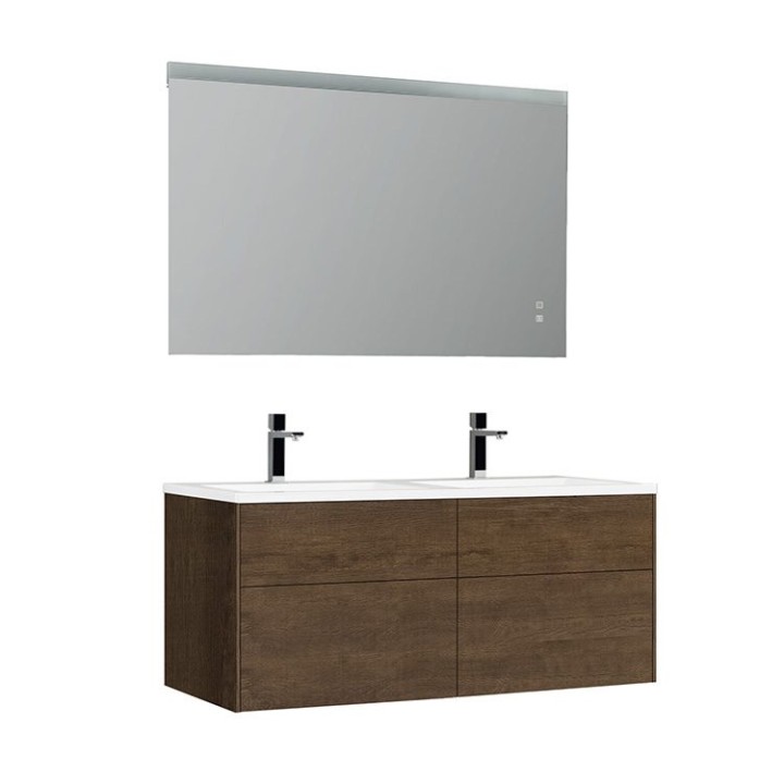 Koupelnový nábytek – set StoneArt Venice VE-1200-II dubový tmavý 120×52