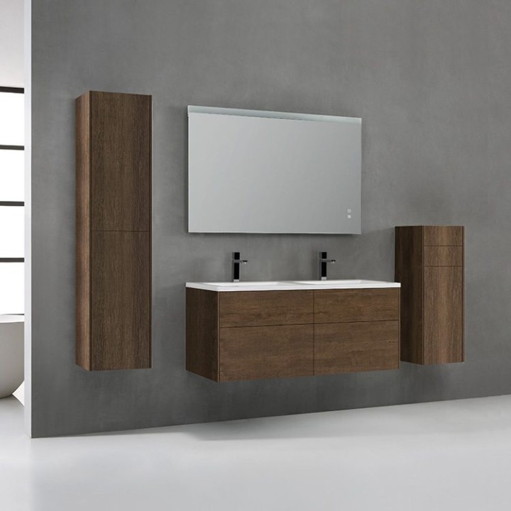 Koupelnový nábytek – set StoneArt Venice VE-1200-II dubový tmavý 120×52