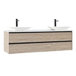 Koupelnová skříňka StoneArt Monte Carlo MC-1800pro-1 dubová světlá 180×52