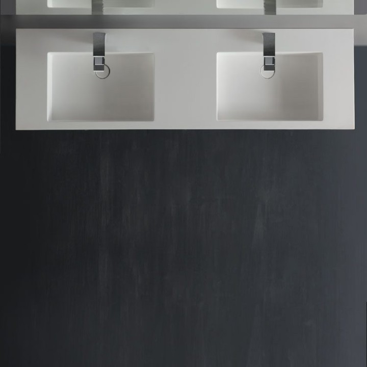 Umyvadlo StoneArt LP4516 z minerálního kamene bílé 160×48 lesklé