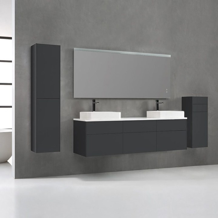 Koupelnová skříňka StoneArt Venice VE-1800pro-5 tmavě šedá 180×52