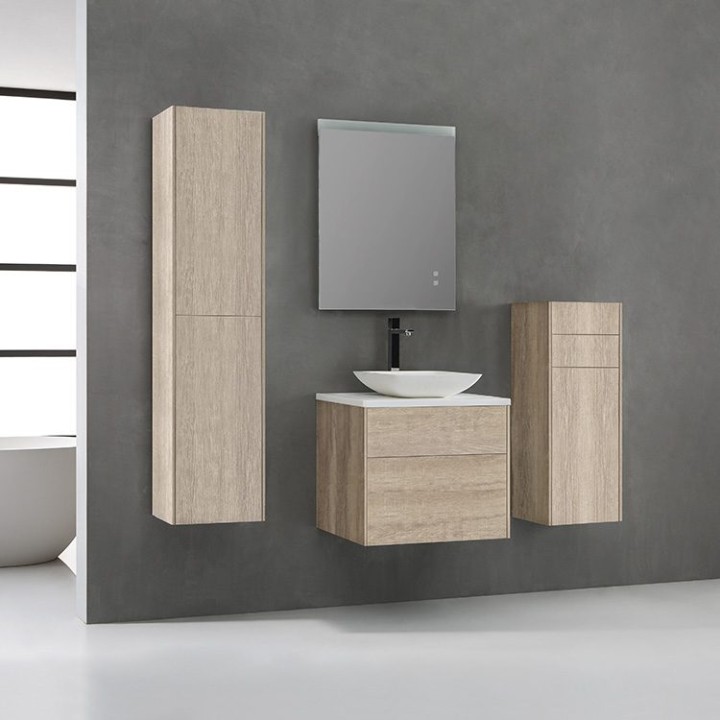 Koupelnový nábytek – set StoneArt Venice VE-0600pro-2 dubový světlý 60×52