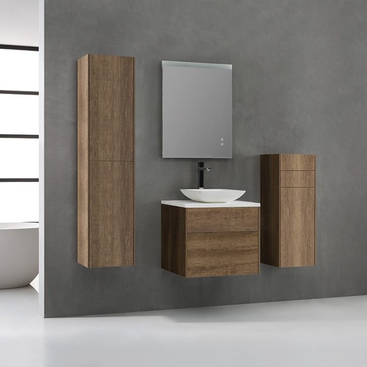 Koupelnová skříňka StoneArt Venice VE-0600pro-2 dubová tmavá 60×52
