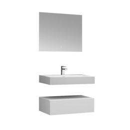 Koupelnový nábytek – set StoneArt LP4508 bílý 80×48 lesklý