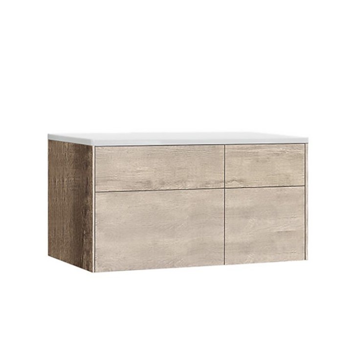 Koupelnová skříňka StoneArt Venice VE-1010pro dubová světlá 100×52 pravé provedení