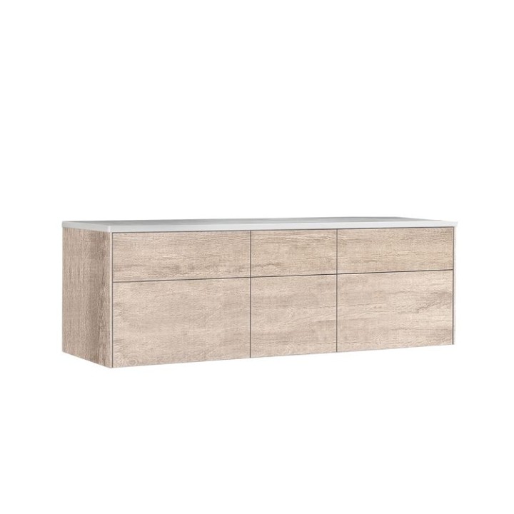Koupelnová skříňka StoneArt Venice VE-1610pro dubová světlá 160×52