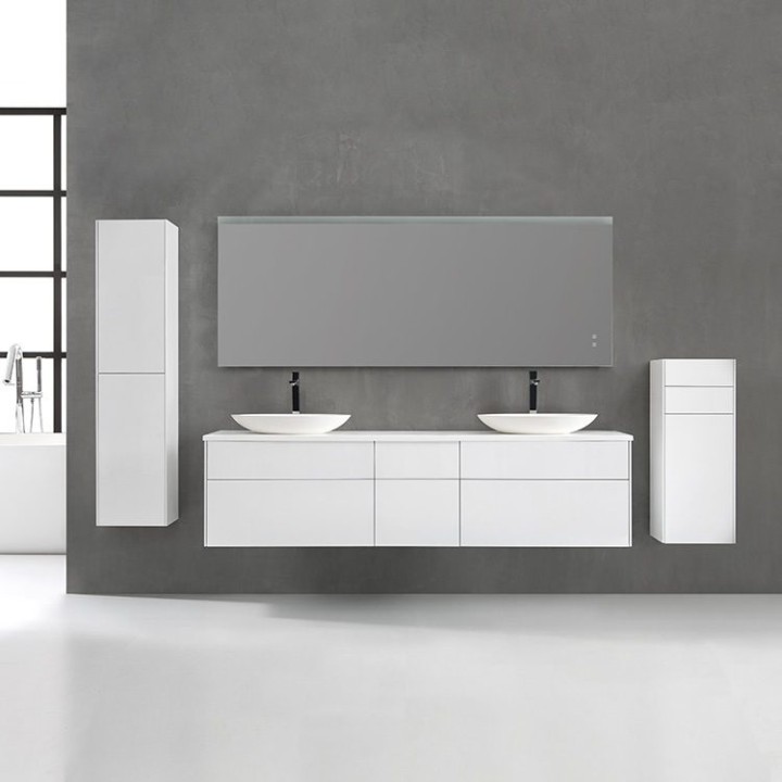 Koupelnová skříňka StoneArt Venice VE-2000pro-3 tmavě šedá 200×52