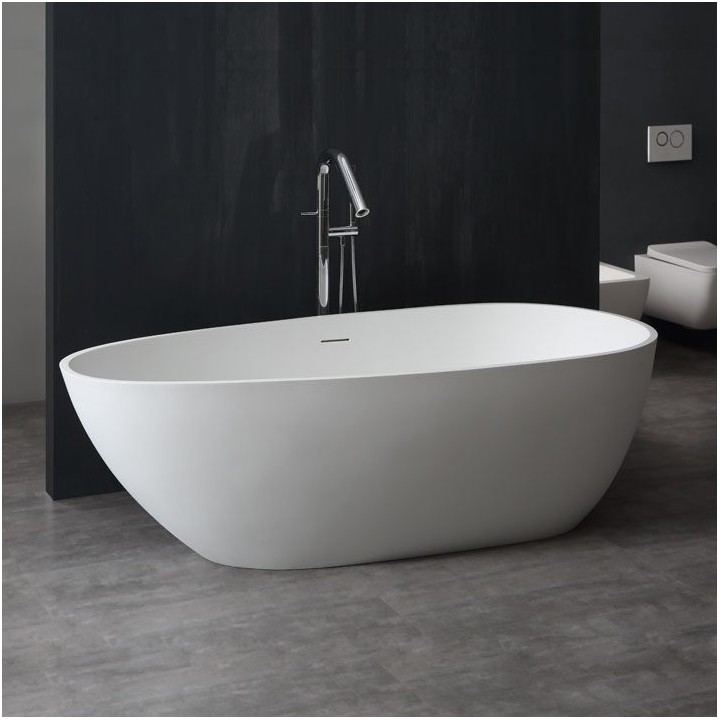 Volně stojící vana StoneArt BS-525 bílá 185×83 lesklá