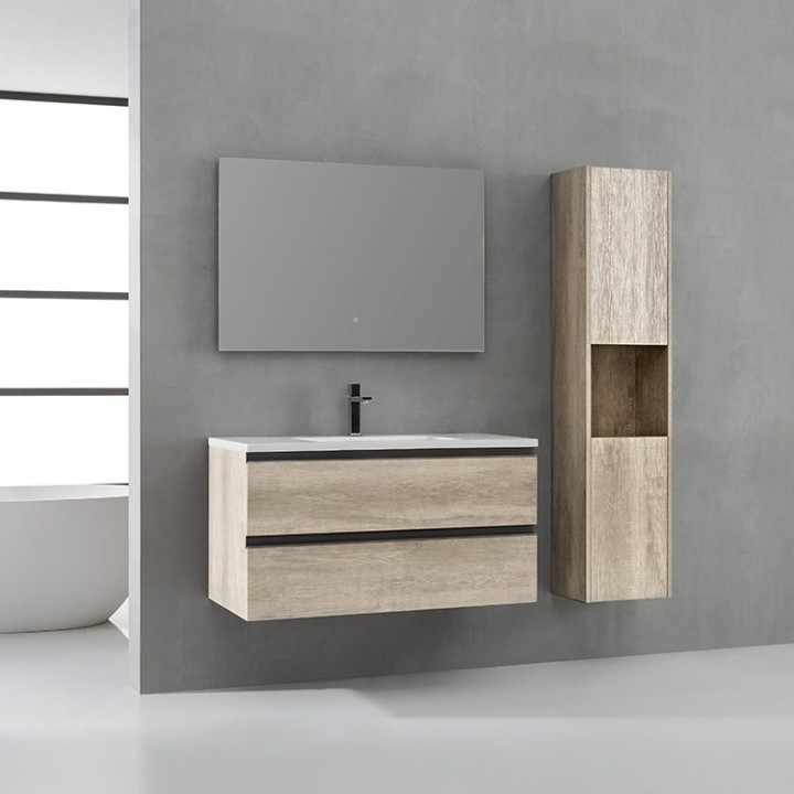 Koupelnový nábytek – set StoneArt Monte Carlo MC-1000 dubový světlý 100×52