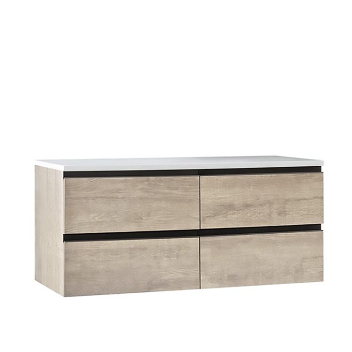 Koupelnová skříňka StoneArt Monte Carlo MC-1200pro dubová světlá 120×52