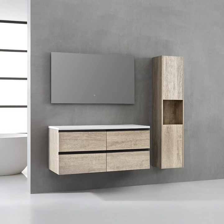 Koupelnový nábytek – set StoneArt Monte Carlo MC-1200pro dubový světlý 120×52