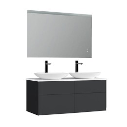 Koupelnový nábytek – set StoneArt Venice VE-1200pro-3 tmavě šedý 120×52