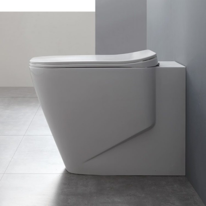 Stojící WC StoneArt -WC TMS-601P bílé 56×36 matné