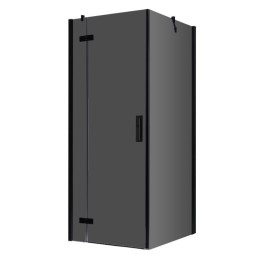 Sprchový kout EAGO AWT LBS0905-B černý 90×90 levé provedení