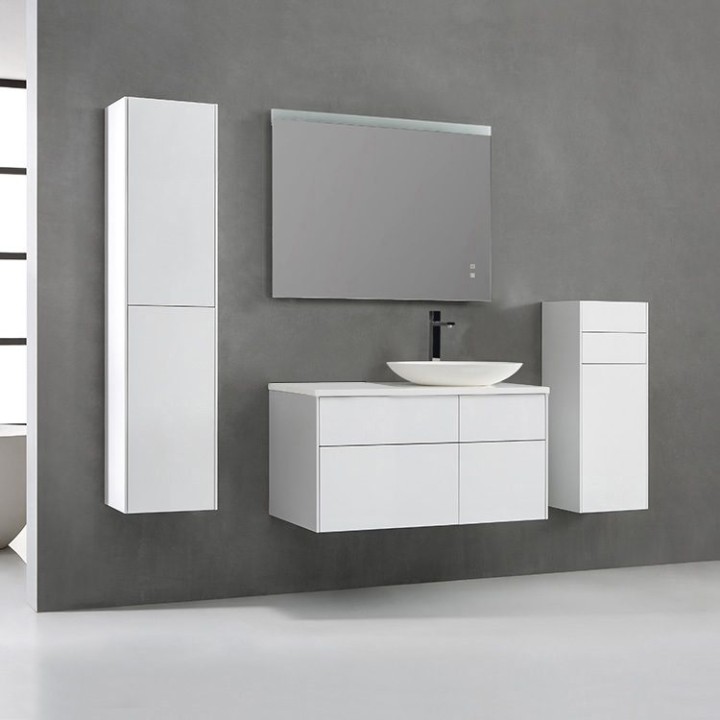 Koupelnový nábytek – set StoneArt Venice VE-1010pro-3 bílý 100×52 pravé provedení