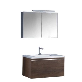 Koupelnový nábytek – set StoneArt Milano ME-0800-1 dubový tmavý 80×45