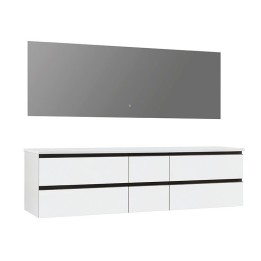 Koupelnový nábytek – set StoneArt Monte Carlo MC-2000pro bílý 200×52
