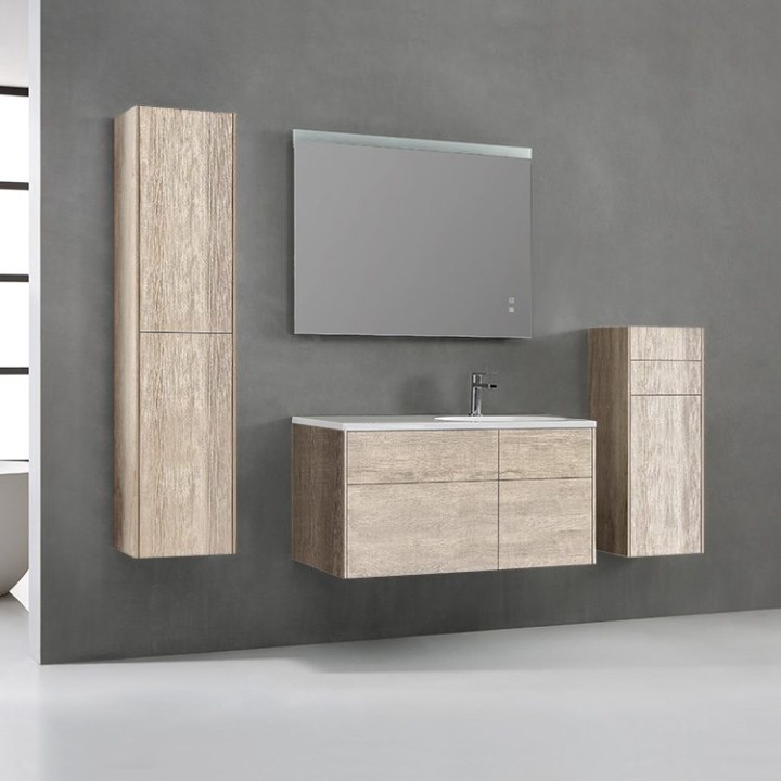 Koupelnový nábytek – set StoneArt Venice VE-1010-I dubový světlý 100×52 pravé provedení