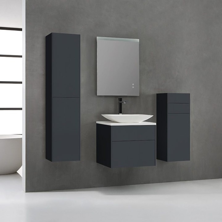 Koupelnová skříňka StoneArt Venice VE-0600pro-1 tmavě šedá 60×52