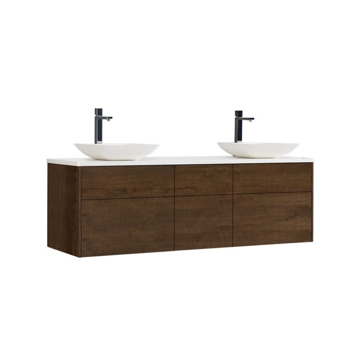 Koupelnová skříňka StoneArt Venice VE-1610pro-2 dubová tmavá 160×52
