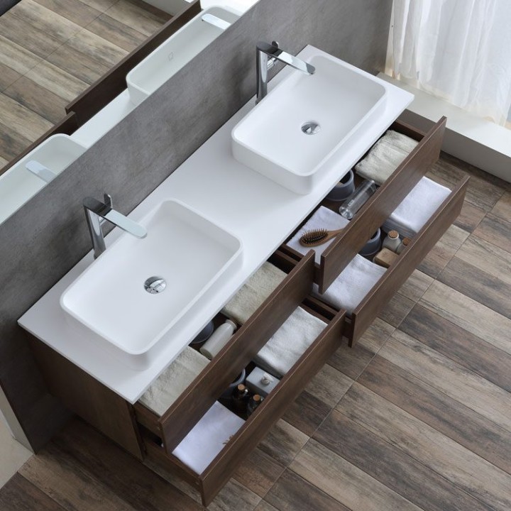 Koupelnová skříňka StoneArt Brugge BU-1601pro-5 bílá 160×50