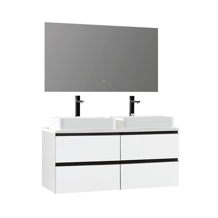 Koupelnový nábytek – set StoneArt Monte Carlo MC-1200pro-5 bílý 120×52