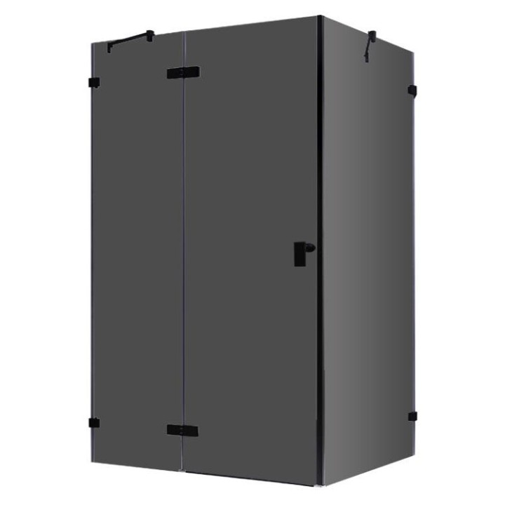 Sprchový kout EAGO AWT LAS1500-B černý 150×90 levé provedení