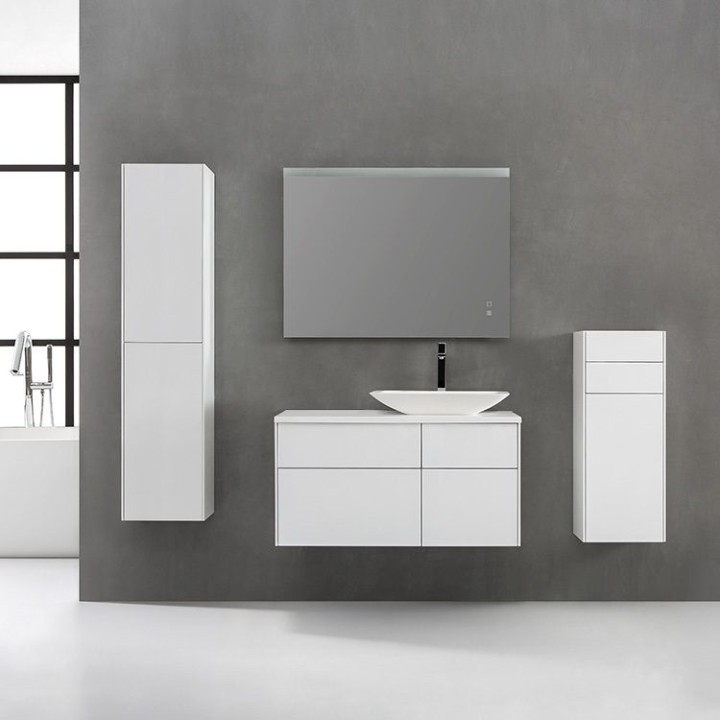 Koupelnová skříňka StoneArt Venice VE-1010pro-1 bílá 100×52 pravé provedení