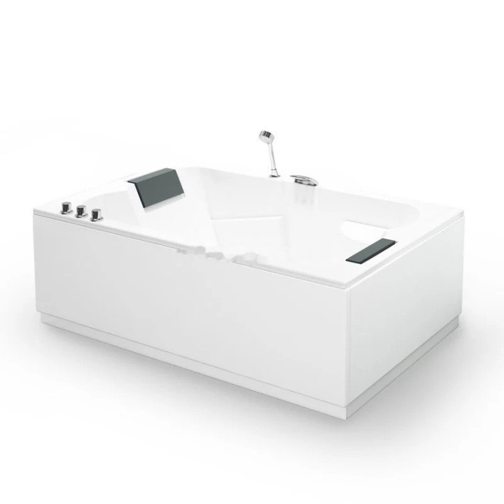 Kompletní vana Nordic | pro 2 osoby, 180×120 cm, termostatická baterie