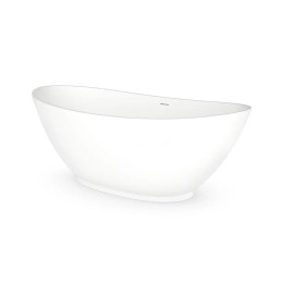 Aterno volně stojící vana | 175×85 cm solid surface matná bílá