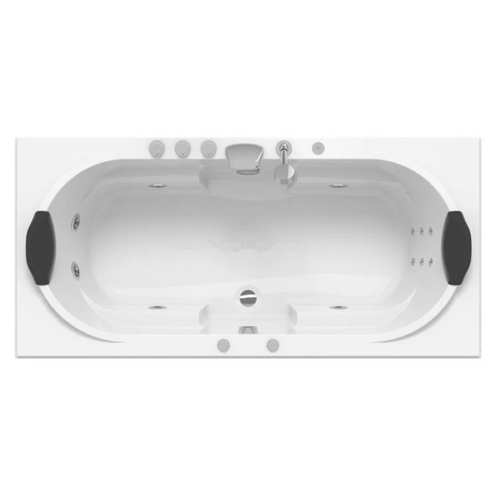 Vířivá vana Nordic Brass | pro 2 osoby 190×90 cm vodní masáž