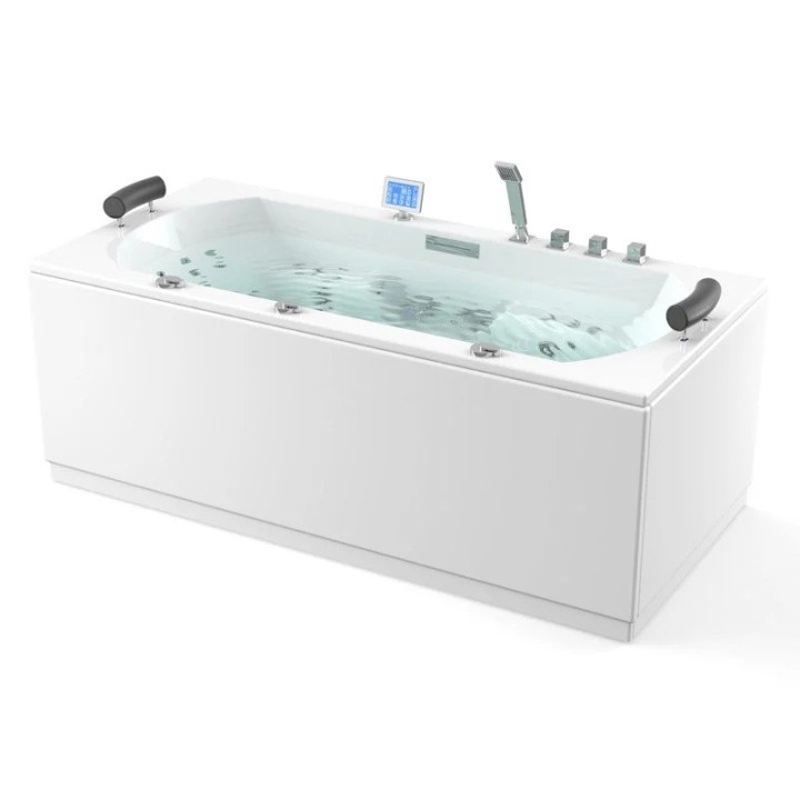 Vířivá vana Atlantic Platinum | pro 2 osoby 180×90 cm vodní a vzduchová masáž s turbem