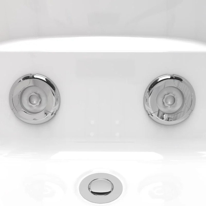 Vířivá vana Pacific Silver | pro 1 osobu pravá 170×92 cm vodní masáž