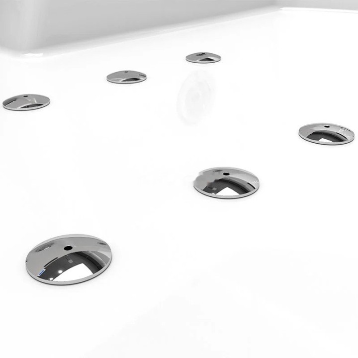 Vířivá vana Pacific Silver | pro 1 osobu levá 170×85 cm vodní masáž