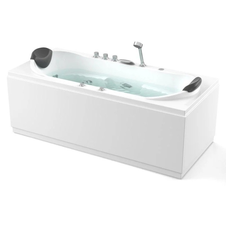 Vířivá vana Nordic Brass | pro 2 osoby 200×90 cm vodní masáž