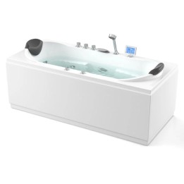 Vířivá vana Nordic Silver | pro 2 osoby 190×90 cm vodní masáž