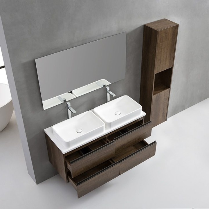 Koupelnová skříňka StoneArt Monte Carlo MC-1200pro-5 dubová tmavá 120×