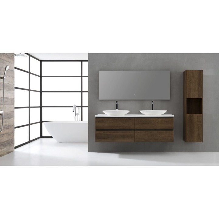 Koupelnová skříňka StoneArt Monte Carlo MC-1600pro-3 tmavě šedá 160×52