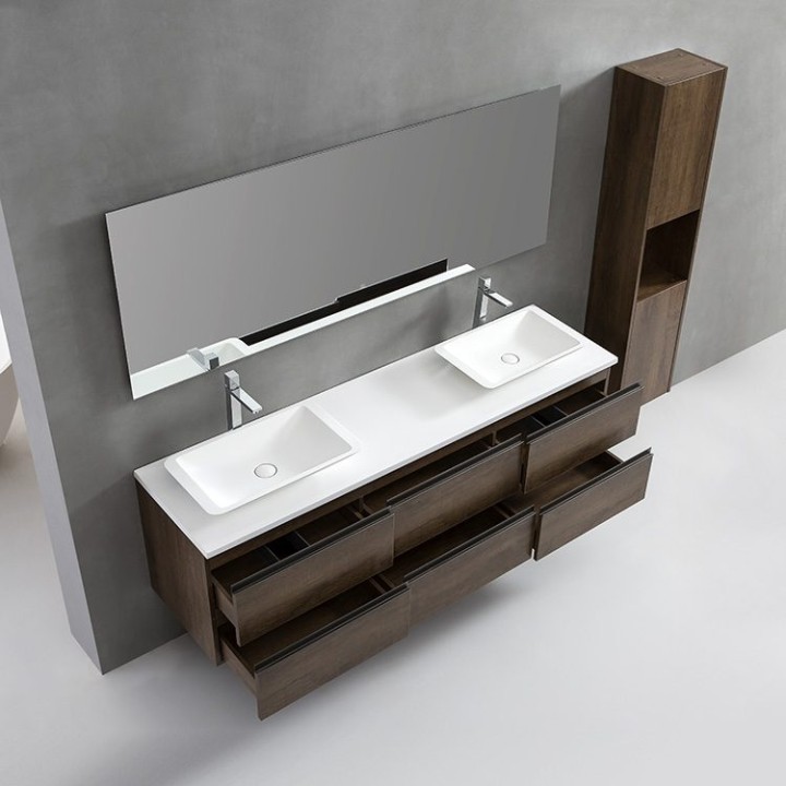 Koupelnová skříňka StoneArt Monte Carlo MC-1800pro-1 bílá 180×52