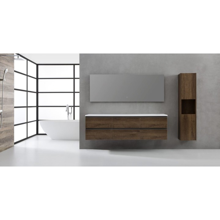 Koupelnová skříňka StoneArt Monte Carlo MC-1800pro dubová světlá 180×5