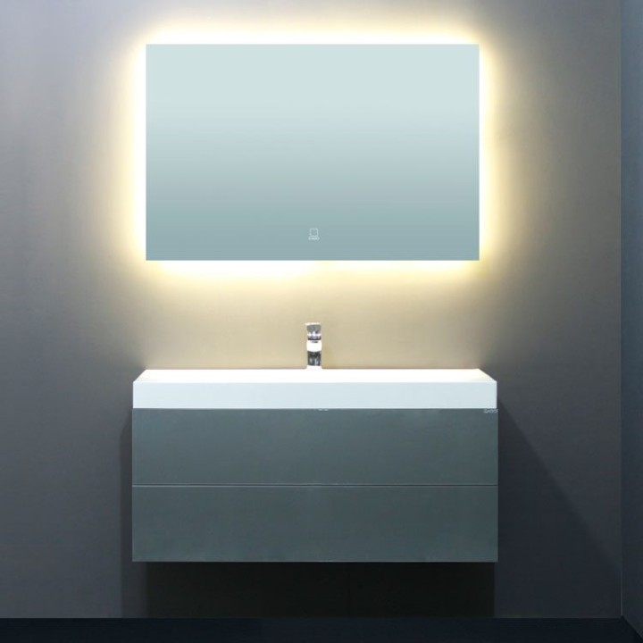Koupelnový nábytek – set StoneArt Brugge BU-0901 tmavě šedý 90×56