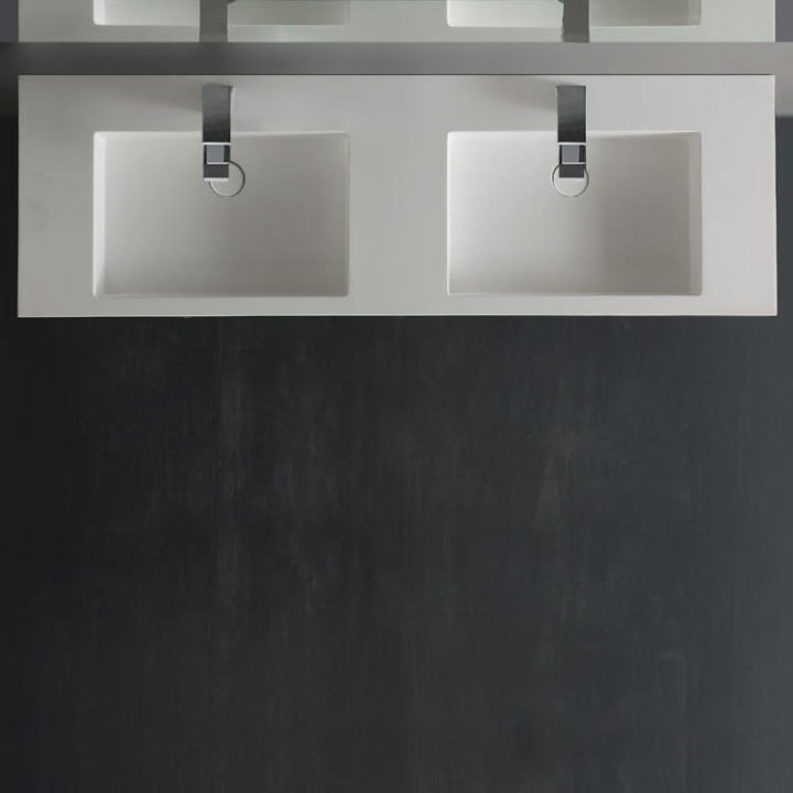 Koupelnový nábytek – set StoneArt LP4514 bílý 140×48 matný