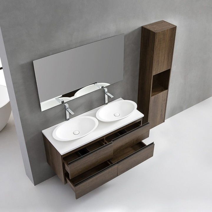 Koupelnový nábytek – set StoneArt Monte Carlo MC-1200pro-3 bílý 120×52
