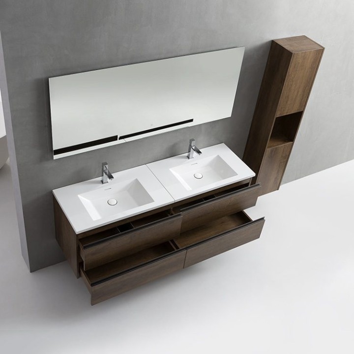 Koupelnový nábytek – set StoneArt Monte Carlo MC-1600 tmavě šedý 160×5