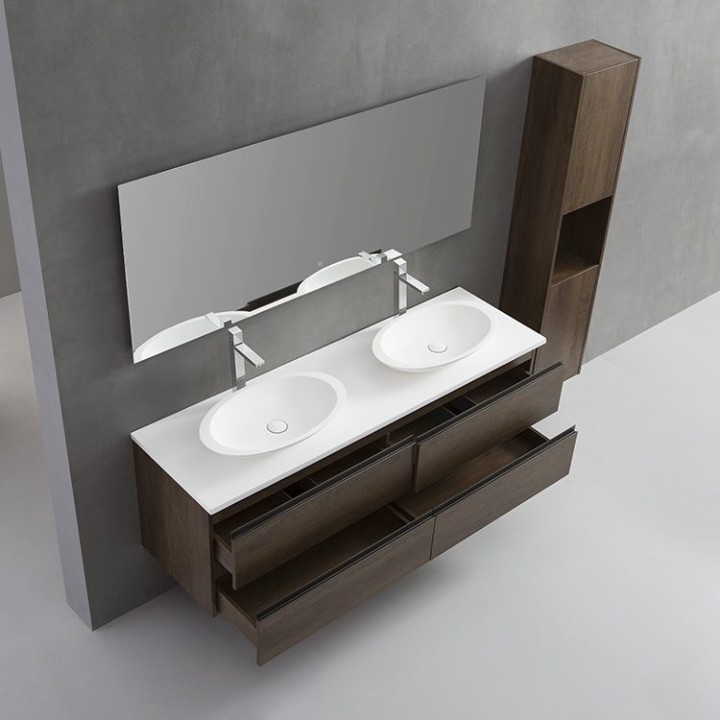 Koupelnový nábytek – set StoneArt Monte Carlo MC-1600pro-3 tmavě šedý 